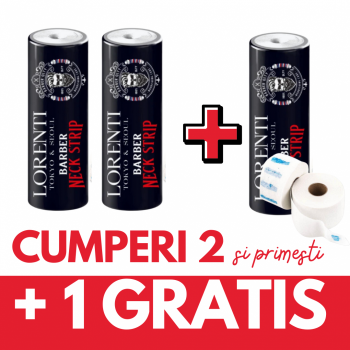 OFERTA 2+1 GRATIS - Gulerase frizerie LORENTI (set 5 role x 100 buc   500 buc) - ALBE