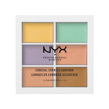 Paleta corectoare NYX Professional Makeup Conceal, Correct, Conto