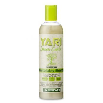 Sampon par cret si ondulat, fara sulfati, Yari Green Curls, 355 ml