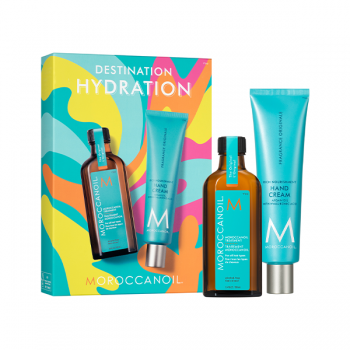 Set pentru hidratare Moroccanoil Destination Hydration Original 100ml+100ml