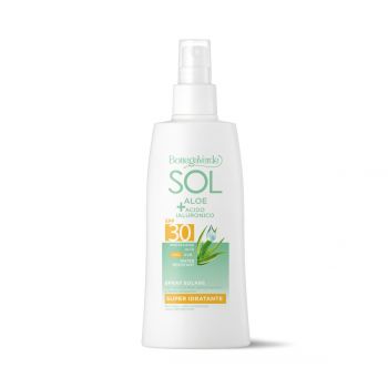 Spray cu protectie solara cu suc de Aloe hiperfermentat si Acid Hialuronic, SPF 30