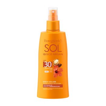 Spray protectie solara cu ulei de Hibiscus si cu ulei de Argan, SPF 30