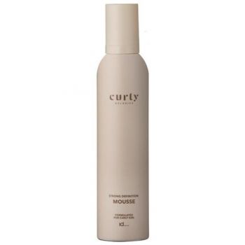 Spuma pentru definirea buclelor cu ulei de argan si pantenol fixare puternica Curly Xcls Strong Definition Mousse, 250 ml