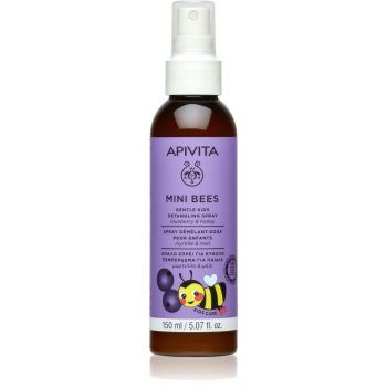 Apivita Mini Bees Gentle Kids Detangling Spray Blueberry&Honey spray pentru par usor de pieptanat