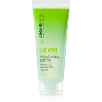 Arganicare Aloe Hydra Facial Scrub exfoliant hidratant faciale