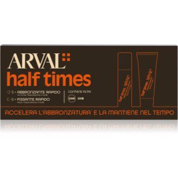 Arval Half Times Fast Tanning 5 Bottle + 5 Tube ulei protector pentru accelerarea bronzului