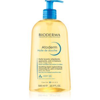 Bioderma Atoderm Shower Oil ulei de dus calmant si hranitor pentru ten uscat si iritat