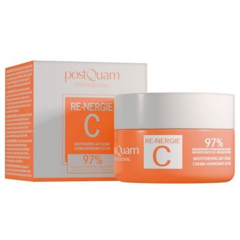 Crema de zi Re-nergie C cu acid hyaluronic si vitaminele C si E