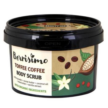 Exfoliant Corporal cu Cafea, Cacao si Vanilie Barrisimo - Beauty Jar Berrisimo Toffee Coffee Body Scrub, 350 g
