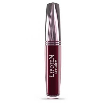 Ruj Lichid Volumizant Semi-Mat cu Colagen - Lipojen Lip Plumper, nuanta Nr.11 Deep Berry, 5 ml