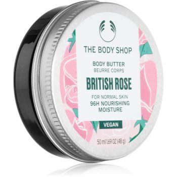 The Body Shop British Rose Body Butter unt pentru corp cu efect de nutritiv