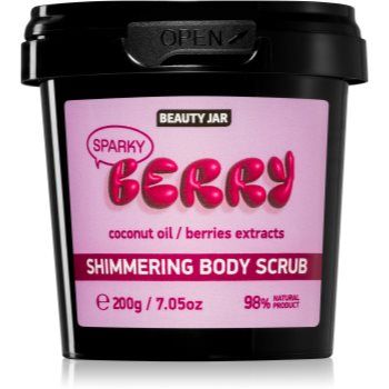 Beauty Jar Berry Sparky peeling cu zahar si sare pentru stralucire