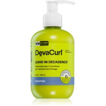 DevaCurl Leave-In Decadence balsam (nu necesita clatire) cu efect de hidratare