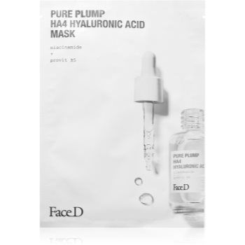 Face D Pure Plump HA4 masca pentru celule cu acid hialuronic