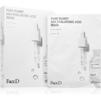 Face D Pure Plump HA4 mască pentru față cu acid hialuronic