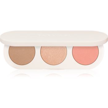 Farmasi 3-in-1 iluminator, pudră bronzantă și blush