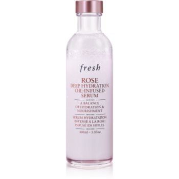 fresh Rose Deep Hydration Oil-Infused Serum ser de ulei hidratant de trandafir