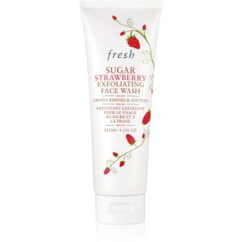 fresh Sugar Strawberry Face Wash gel exfoliant de curatare