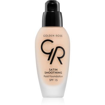 Golden Rose Satin Smoothing fard lichid de lunga durata SPF 15