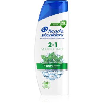 Head & Shoulders Menthol Fresh 2in1 sampon si balsam 2 in 1 anti matreata