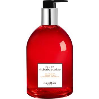 HERMÈS Le Bain Eau de rhubarbe écarlate gel de curățare pentru maini si corp