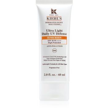 Kiehl's Ultra Light Daily UV Defense lichid protector ultra ușor pentru toate tipurile de ten, inclusiv piele sensibila