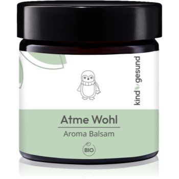 Kindgesund Breathe Well Aroma Balm balsam pentru susținerea sănătății căilor respiratorii