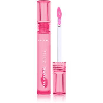 LAMEL All in One Lip Tinted Plumping Oil ulei nuanțator pentru buze pentru volum maxim