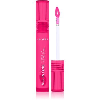 LAMEL All in One Lip Tinted Plumping Oil ulei nuanțator pentru buze pentru volum maxim