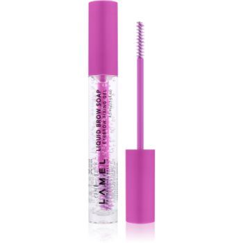 LAMEL Liquid Brow Soap Gel de fixare transparent pentru sprâncene