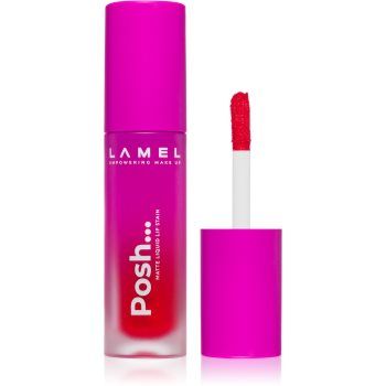 LAMEL Posh Matte Liquid Lip Stain ruj de buze lichid, mat și de lungă durată ieftin