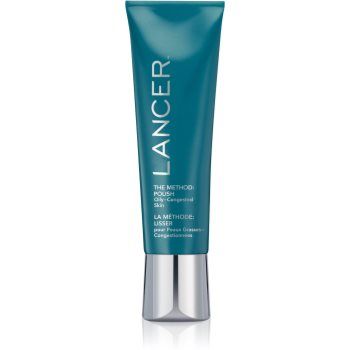 LANCER THE METHOD POLISH Oily-Congested Skin Cremă de curățare cu efect de peeling pentru ten gras