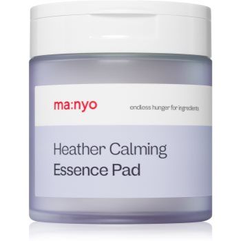 ma:nyo Heather Calming Essence Pad dischete calmante pentru ten uscat și sensibil
