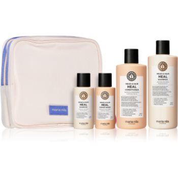 Maria Nila Head & Hair Heal Beauty Bag set cadou impotriva matretii si caderii parului