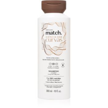 Match. Science of Curves șampon hidratant pentru păr creț și ondulat