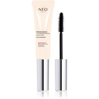 NEO MAKE UP Intense Serum Vitamin & Mineral Mascara mascara hrănitor pentru a sprijini cresterea genelor