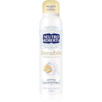 Neutro Roberts Avena e Latte deodorant spray cu o eficienta de 48 h