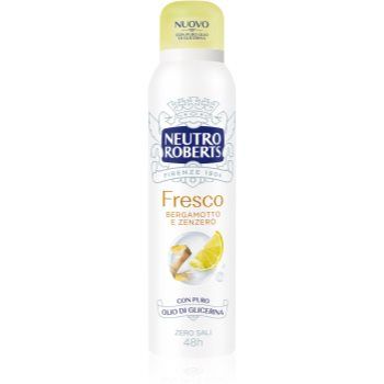 Neutro Roberts Bergamotto e Zenzero deodorant spray cu o eficienta de 48 h