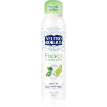 Neutro Roberts Tè Verde e Lime deodorant spray cu o eficienta de 48 h