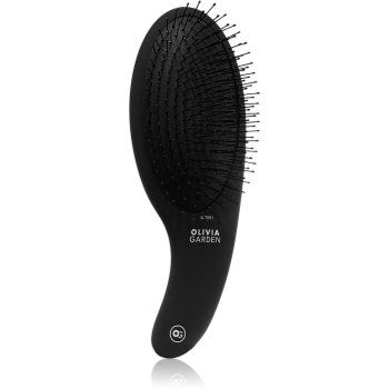 Olivia Garden Black Label CURVE Board&Nylon bristles perie de par pentru par usor de pieptanat