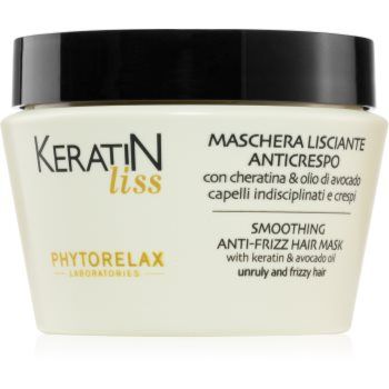 Phytorelax Laboratories Keratin Liss mască de netezire pentru păr indisciplinat