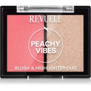 Revuele Blush & Highlighter Duo blush pentru iluminare