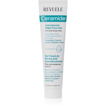 Revuele Ceramide Anti-Blemish Night Face Gel gel împotriva imperfecțiunilor pentru noapte