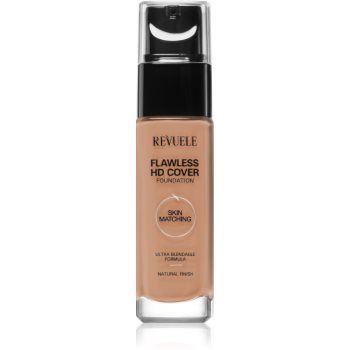 Revuele Flawless HD Cover Foundation make-up cu textura usoara pentru look perfect ieftin