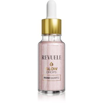 Revuele Glow Drops Rose Quartz ser cu efect iluminator corp si fata