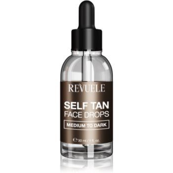 Revuele Paradise Bronze Self Tan Face Drops picaturi pentru bronzare faciale