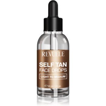 Revuele Paradise Bronze Self Tan Face Drops picaturi pentru bronzare faciale