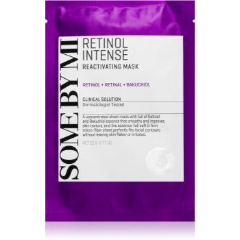 Some By Mi Retinol Intense Reactivating Mask mască textilă cu efect antirid pentru ten matur