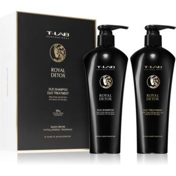 T-LAB Professional Royal Detox set cadou (pentru toate tipurile de păr)