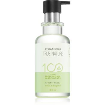 Vivian Gray True Nature Citrus & Bergamot sapun crema cu efect revigorant